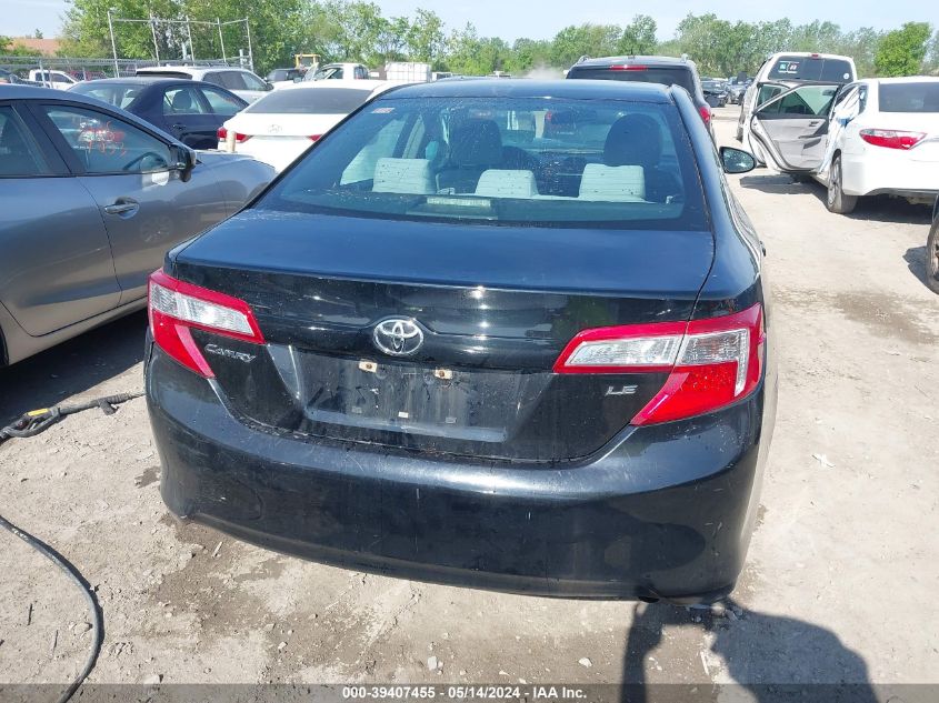 2012 Toyota Camry Le VIN: 4T1BF1FK6CU122716 Lot: 39407455