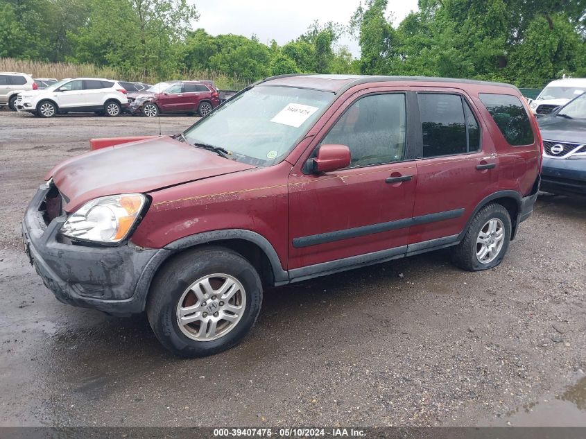 2003 Honda Cr-V Ex VIN: JHLRD78843C014097 Lot: 39407475