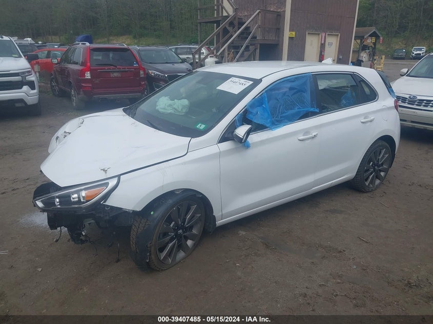 VIN KMHH55LC4JU022192 2018 HYUNDAI ELANTRA GT SPORT