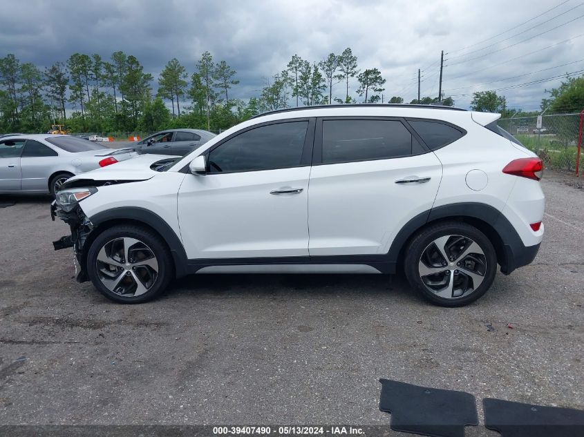 2018 Hyundai Tucson Limited VIN: KM8J33A20JU762036 Lot: 39407490