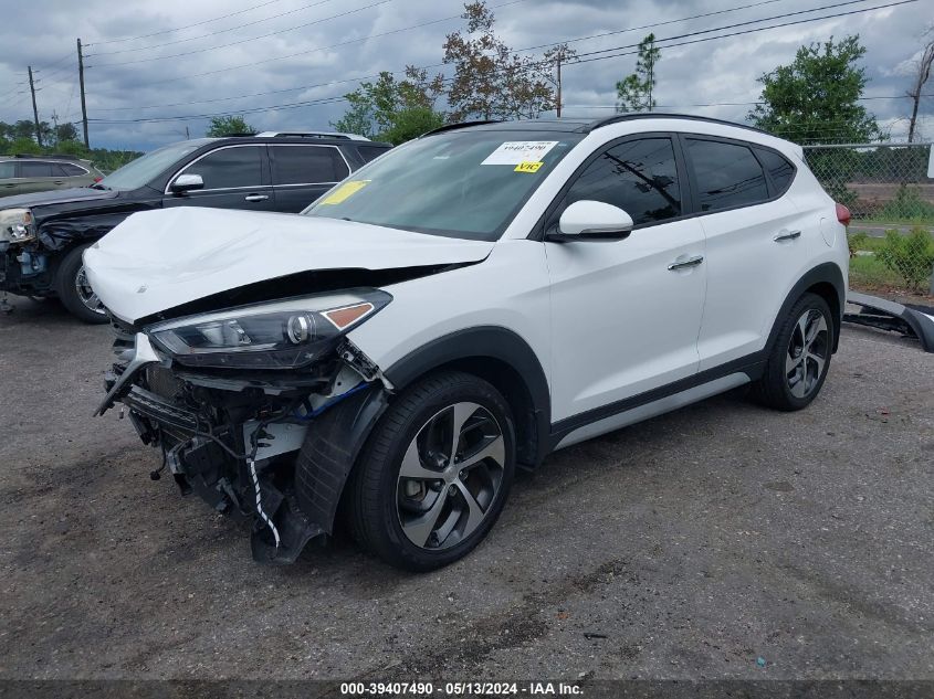 2018 Hyundai Tucson Limited VIN: KM8J33A20JU762036 Lot: 39407490