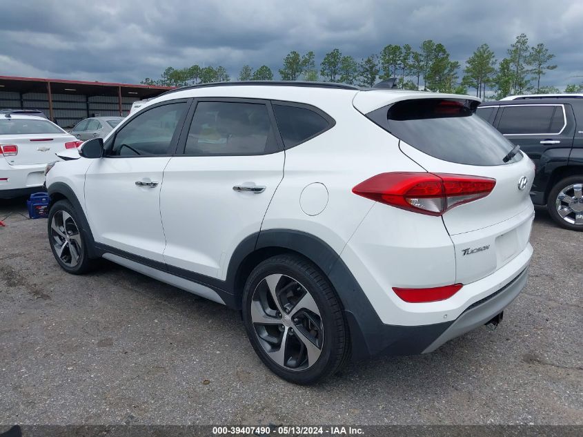 2018 Hyundai Tucson Limited VIN: KM8J33A20JU762036 Lot: 39407490