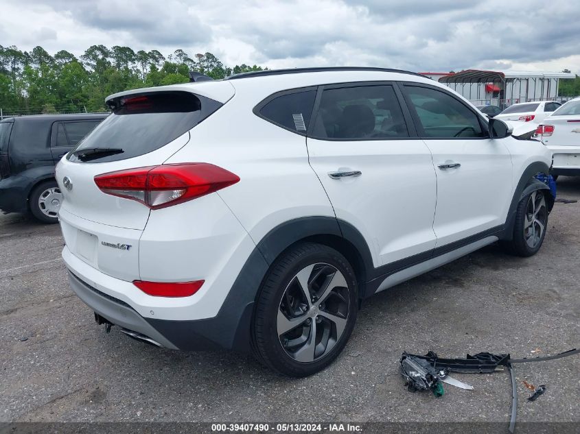 2018 Hyundai Tucson Limited VIN: KM8J33A20JU762036 Lot: 39407490