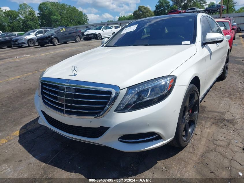 2015 Mercedes-Benz S 550 VIN: WDDUG8CB8FA119562 Lot: 39407495