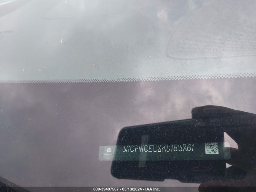 2019 CHEVROLET SILVERADO 1500 LT - 3GCPWCED8KG163861