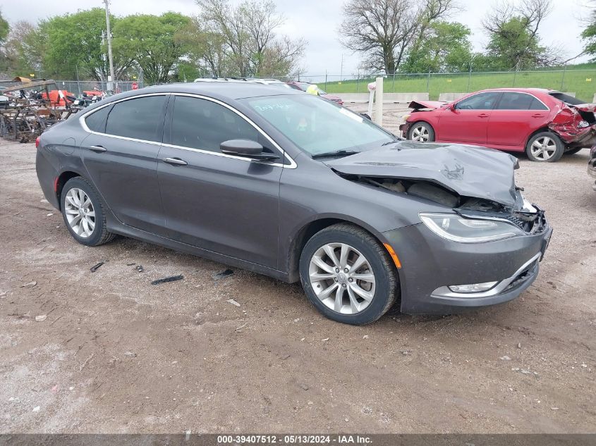 2015 Chrysler 200 C VIN: 1C3CCCCG8FN510076 Lot: 39407512