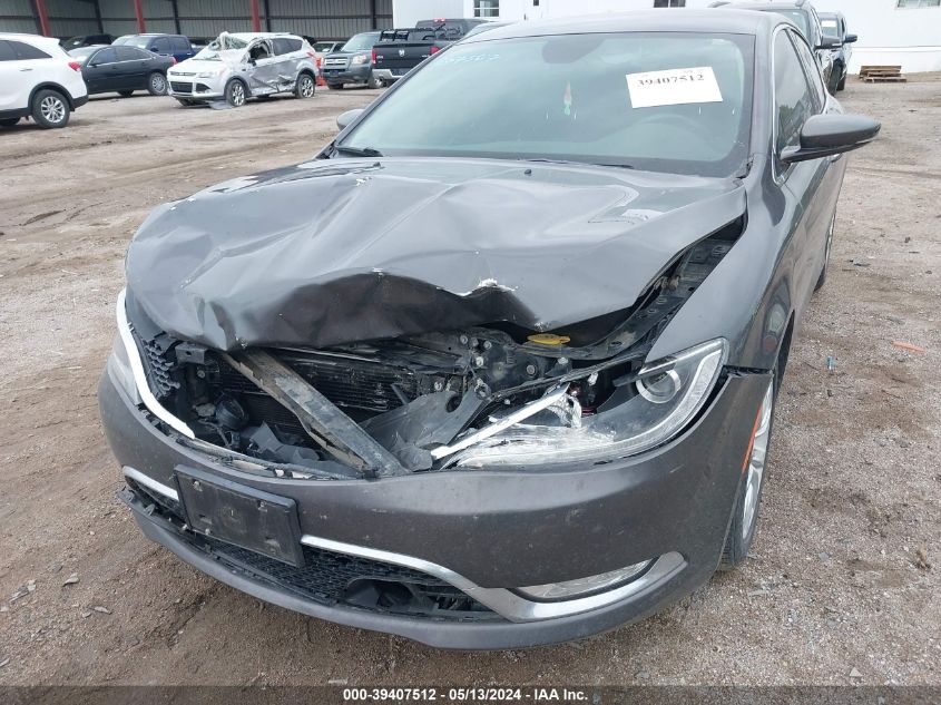 2015 Chrysler 200 C VIN: 1C3CCCCG8FN510076 Lot: 39407512