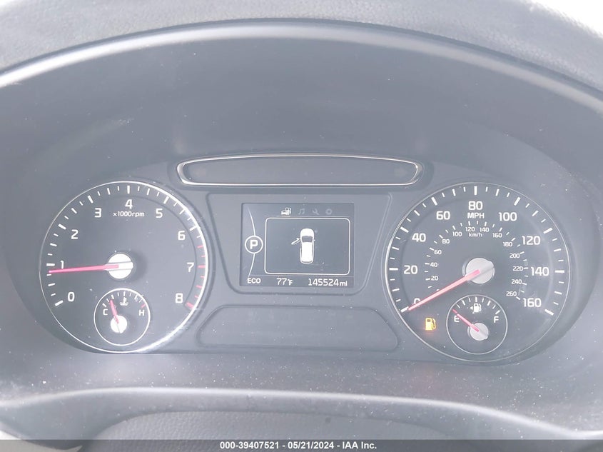 2018 Kia Sorento 2.4L Lx VIN: 5XYPG4A39JG405652 Lot: 39407521