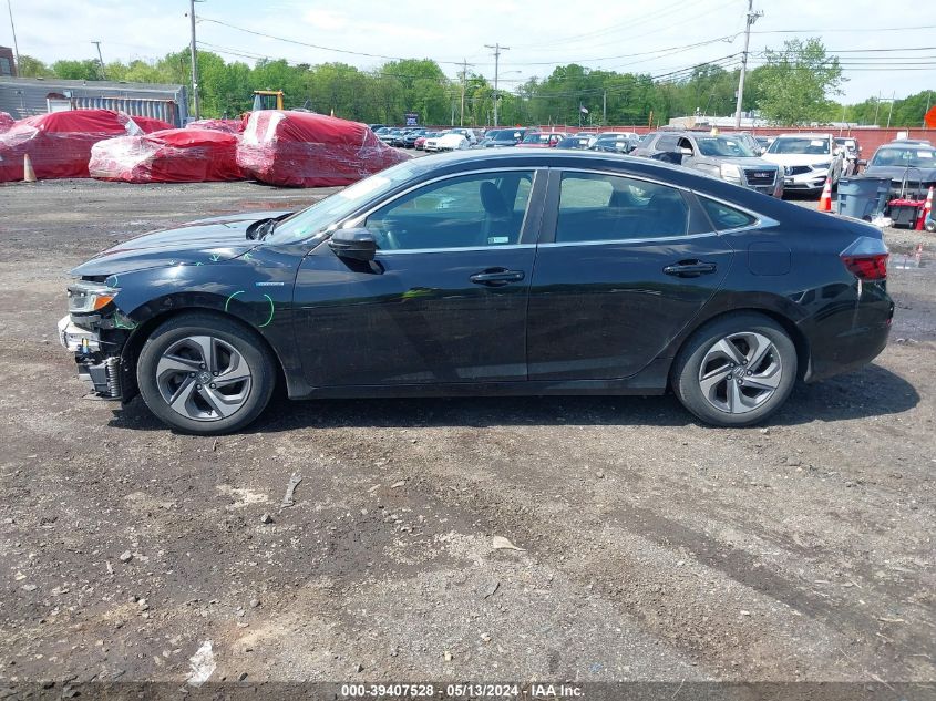 2019 Honda Insight Ex VIN: 19XZE4F56KE018502 Lot: 39407528