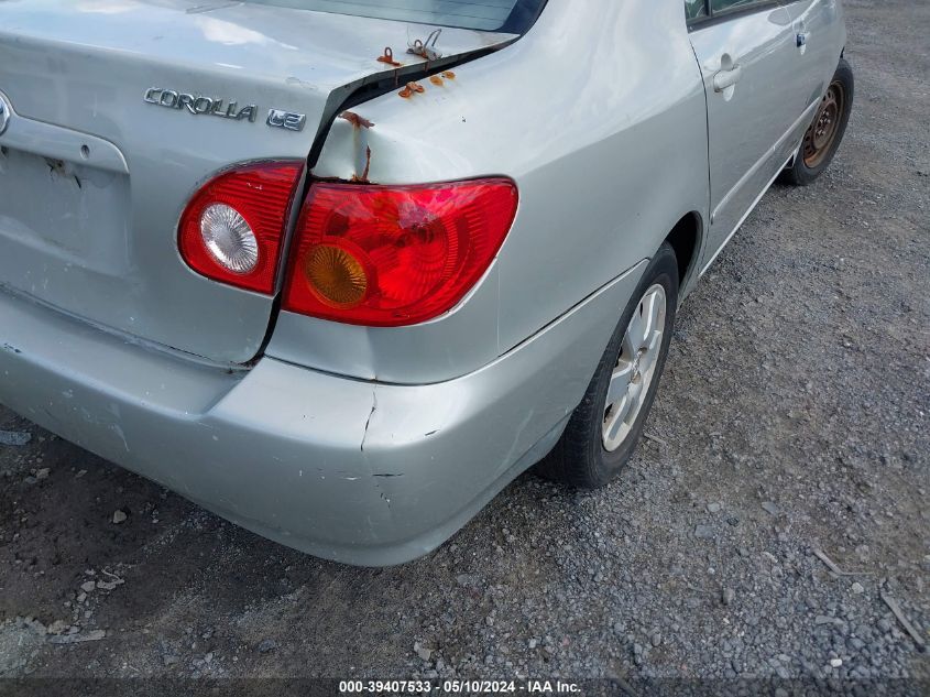 2003 Toyota Corolla Le VIN: 2T1BR32E13C147706 Lot: 39407533