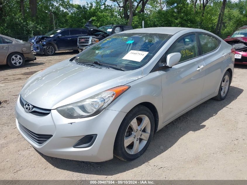 2013 Hyundai Elantra Gls VIN: 5NPDH4AE6DH365822 Lot: 39407554