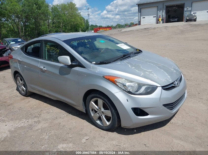 2013 Hyundai Elantra Gls VIN: 5NPDH4AE6DH365822 Lot: 39407554