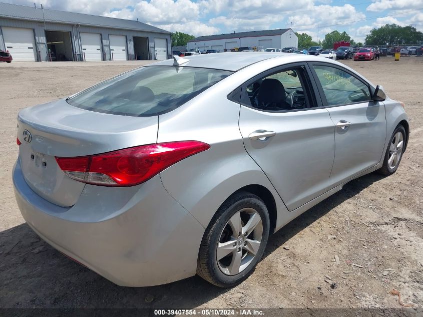 2013 Hyundai Elantra Gls VIN: 5NPDH4AE6DH365822 Lot: 39407554