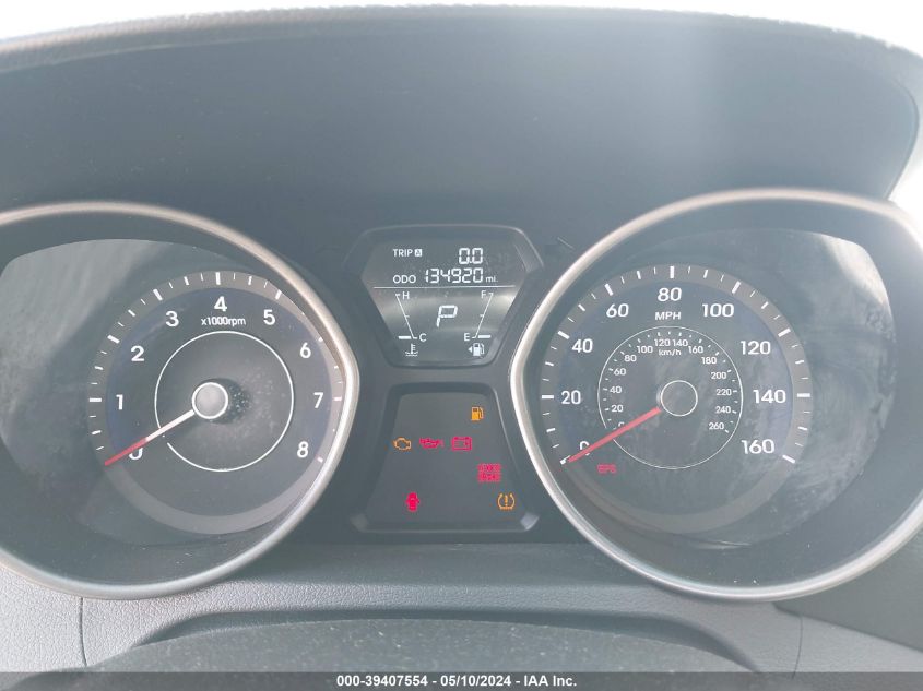 2013 Hyundai Elantra Gls VIN: 5NPDH4AE6DH365822 Lot: 39407554