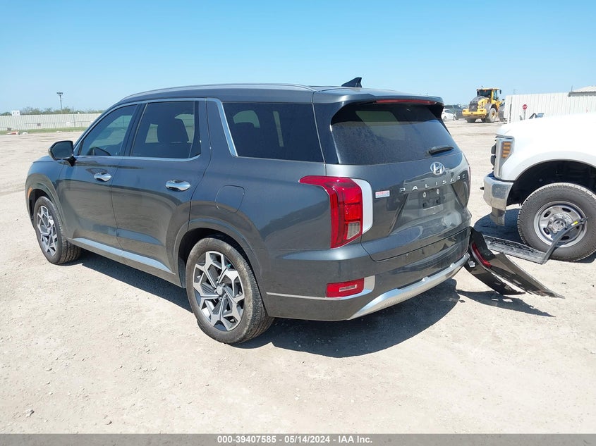 2021 Hyundai Palisade Calligraphy VIN: KM8R74HEXMU280188 Lot: 39407585