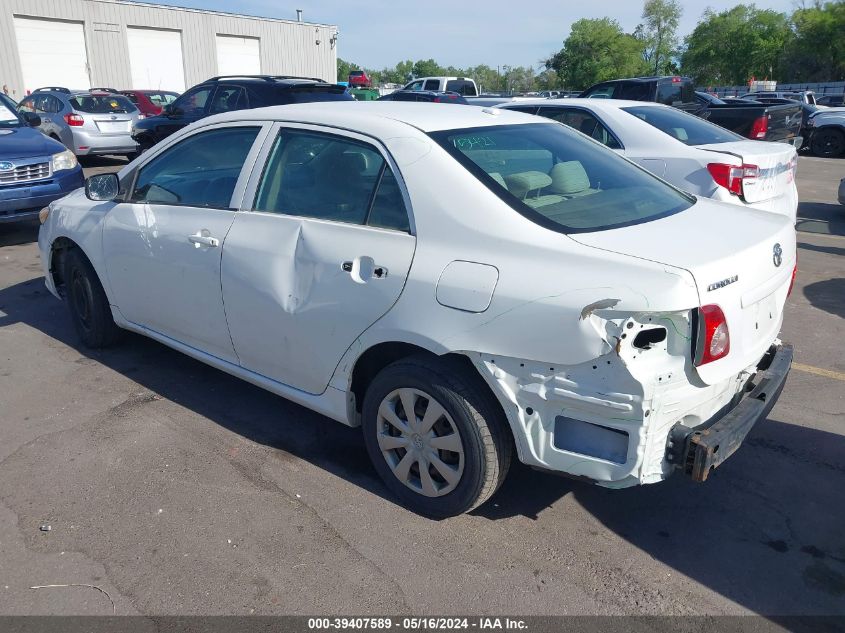 2009 Toyota Corolla Le VIN: JTDBL40E09J018489 Lot: 39407589