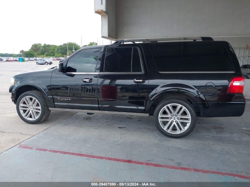 2017 Ford Expedition El Platinum VIN: 1FMJK1LT5HEA18532 Lot: 39407590