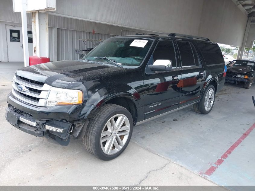 2017 Ford Expedition El Platinum VIN: 1FMJK1LT5HEA18532 Lot: 39407590