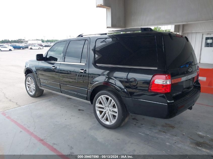 2017 Ford Expedition El Platinum VIN: 1FMJK1LT5HEA18532 Lot: 39407590