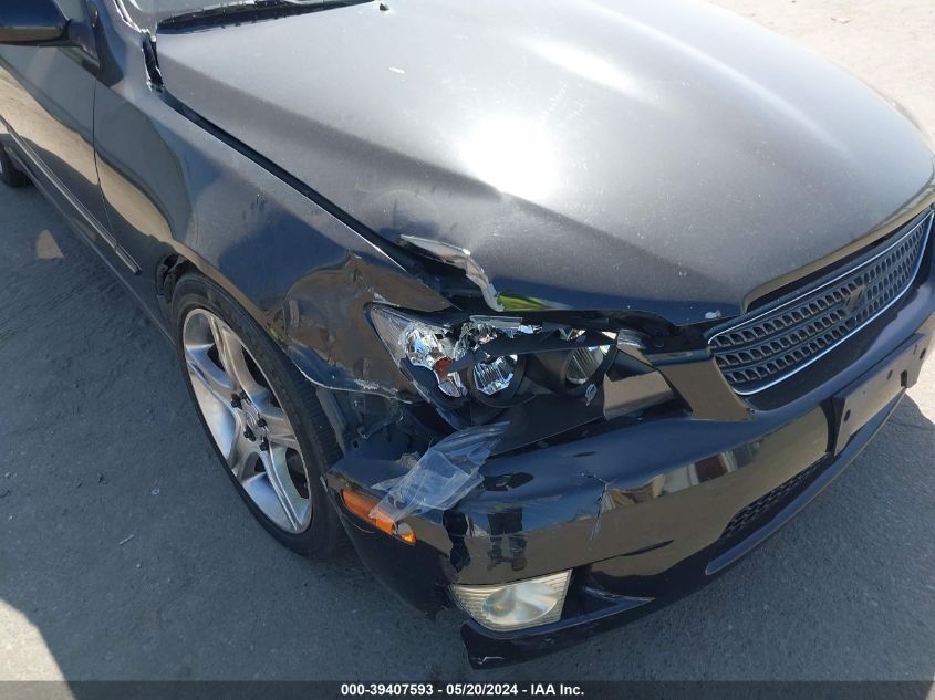 2003 Lexus Is 300 VIN: JTHBD192330076628 Lot: 39407593