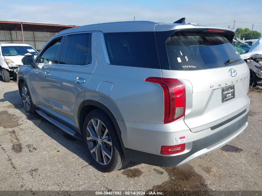2021 Hyundai Palisade Sel VIN: KM8R44HEXMU325171 Lot: 39407592