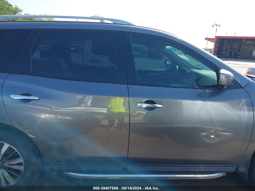 2017 Nissan Pathfinder Sl VIN: 5N1DR2MN7HC666139 Lot: 39407606