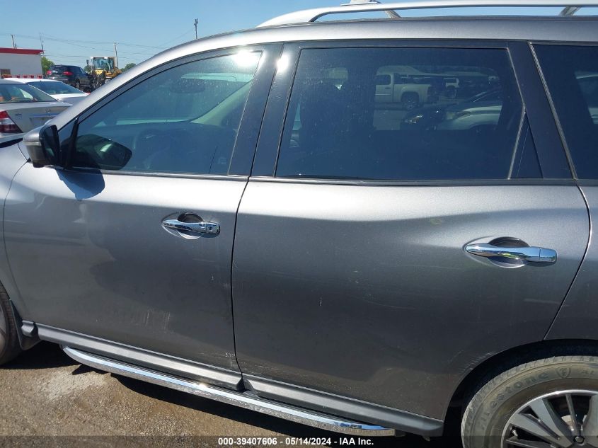 2017 Nissan Pathfinder Sl VIN: 5N1DR2MN7HC666139 Lot: 39407606