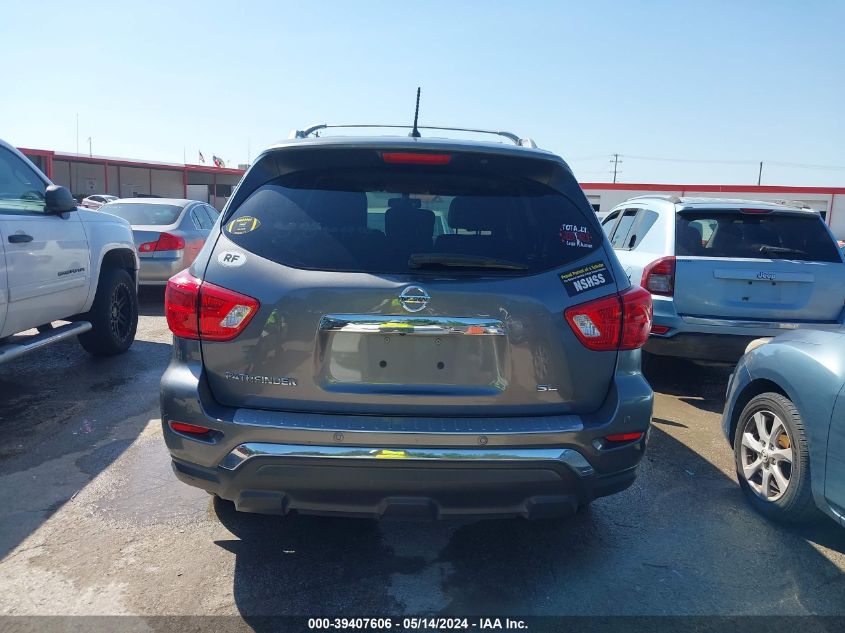 2017 Nissan Pathfinder Sl VIN: 5N1DR2MN7HC666139 Lot: 39407606
