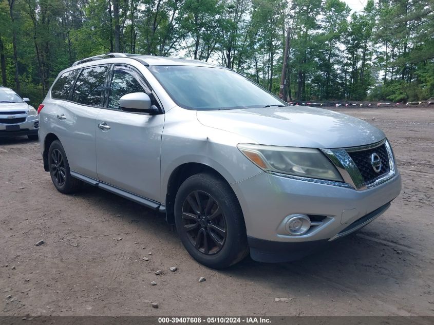 2013 Nissan Pathfinder Sv VIN: 5N1AR2MN9DC648187 Lot: 39407608