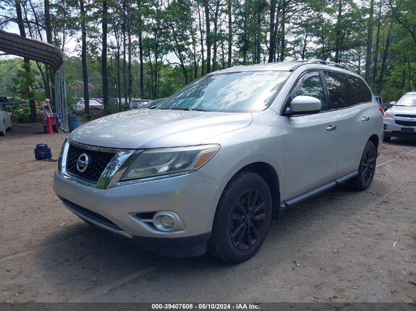 2013 Nissan Pathfinder Sv VIN: 5N1AR2MN9DC648187 Lot: 39407608