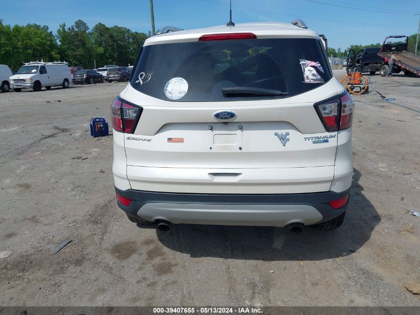 2017 Ford Escape Titanium VIN: 1FMCU9J91HUC46297 Lot: 39407655