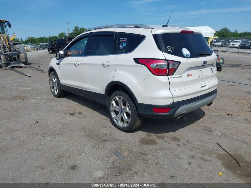 2017 Ford Escape Titanium VIN: 1FMCU9J91HUC46297 Lot: 39407655