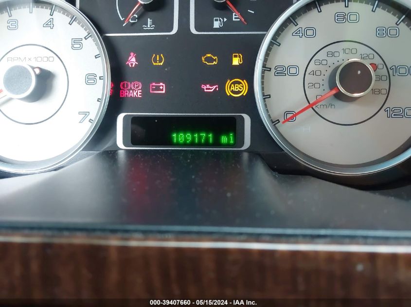 2009 Ford Taurus Limited VIN: 1FAHP25W99G117139 Lot: 39407660