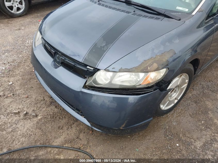 2008 Honda Civic Hybrid VIN: JHMFA36288S006273 Lot: 39407668