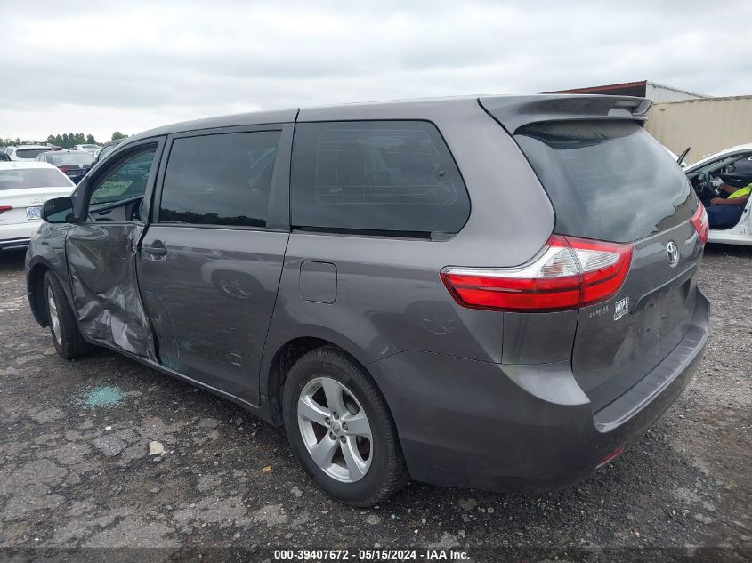 2015 Toyota Sienna L 7 Passenger VIN: 5TDZK3DC4FS657963 Lot: 39407672