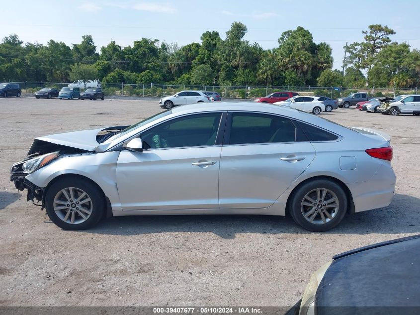 2015 Hyundai Sonata Se VIN: 5NPE24AFXFH186507 Lot: 39407677