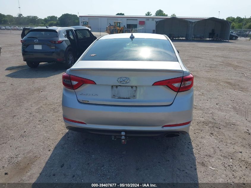2015 Hyundai Sonata Se VIN: 5NPE24AFXFH186507 Lot: 39407677