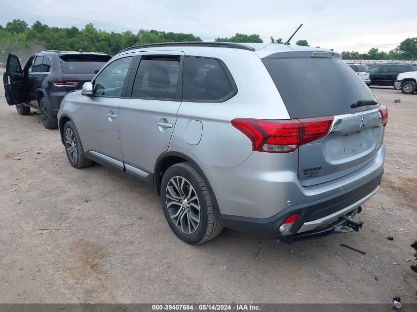 2016 Mitsubishi Outlander Sel VIN: JA4AZ3A32GZ014857 Lot: 39407684