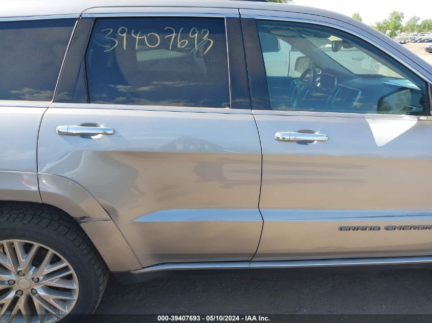 2018 Jeep Grand Cherokee Summit 4X4 VIN: 1C4RJFJGXJC325144 Lot: 39407693