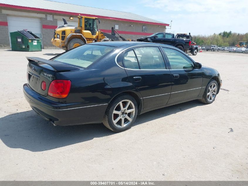 2004 Lexus Gs 430 VIN: JT8BL69SX40015567 Lot: 39407701