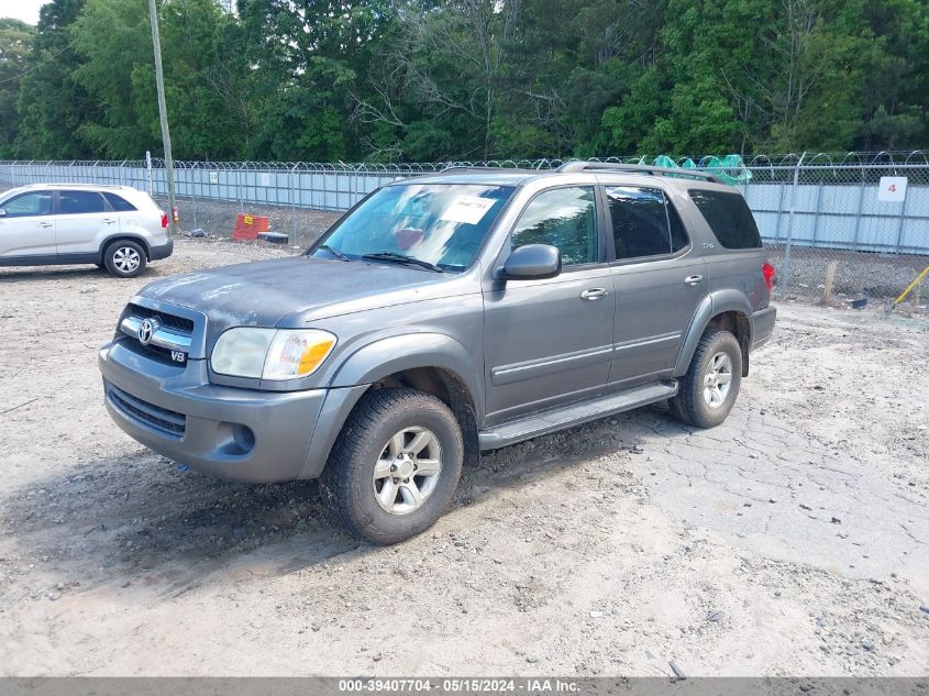 2006 Toyota Sequoia Sr5 V8 VIN: 5TDZT34A16S274655 Lot: 39407704