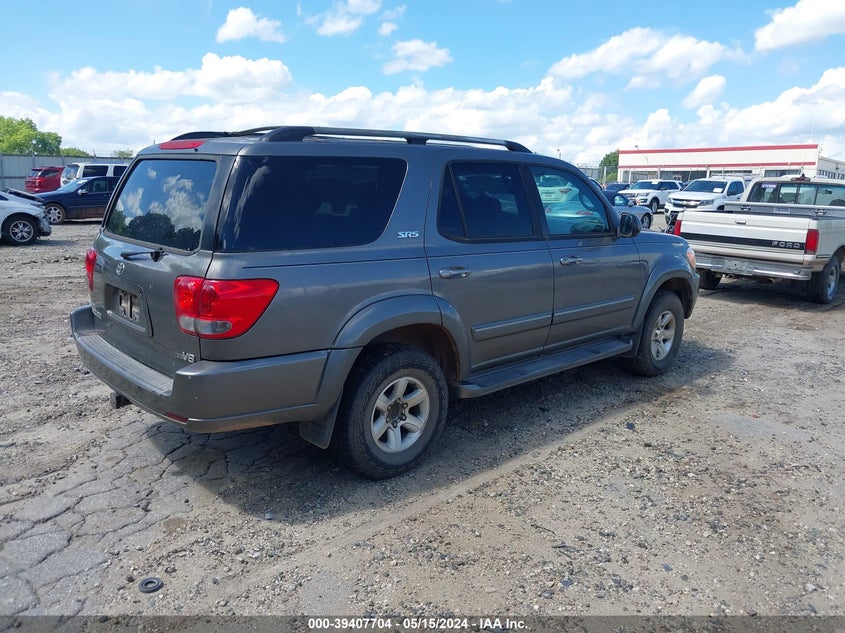 2006 Toyota Sequoia Sr5 V8 VIN: 5TDZT34A16S274655 Lot: 39407704