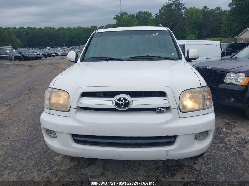 2006 Toyota Sequoia Limited V8 VIN: 5TDZT38A36S268317 Lot: 39407721