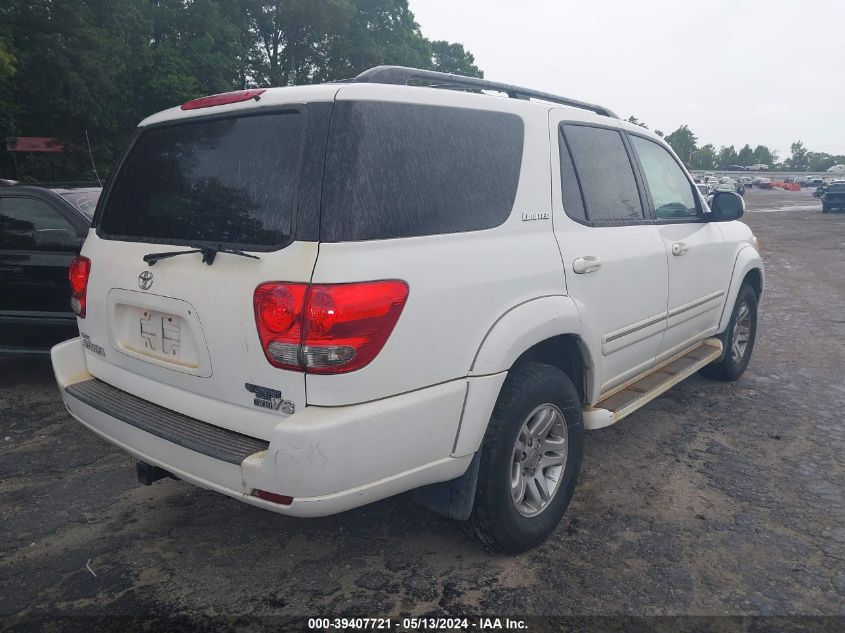 2006 Toyota Sequoia Limited V8 VIN: 5TDZT38A36S268317 Lot: 39407721