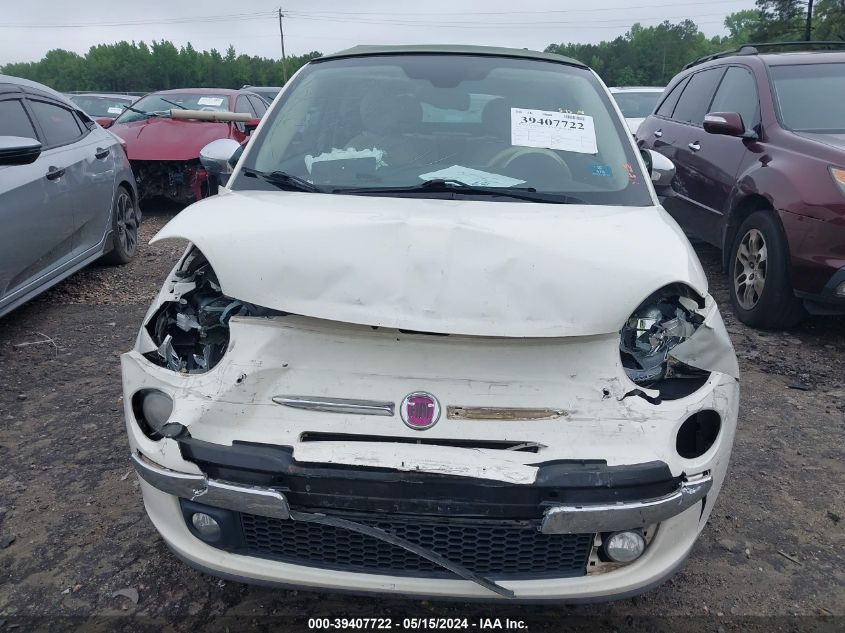 2012 Fiat 500C Lounge VIN: 3C3CFFER3CT119047 Lot: 39407722