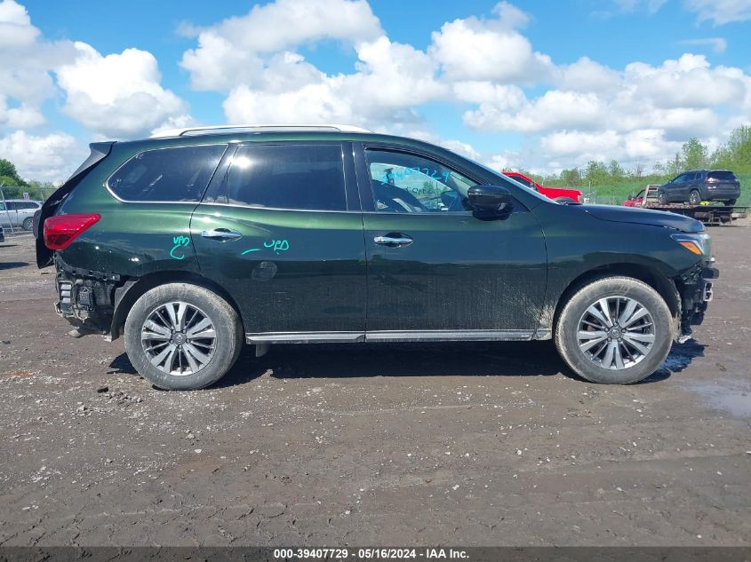 2019 Nissan Pathfinder Sv VIN: 5N1DR2MMXKC617354 Lot: 39407729