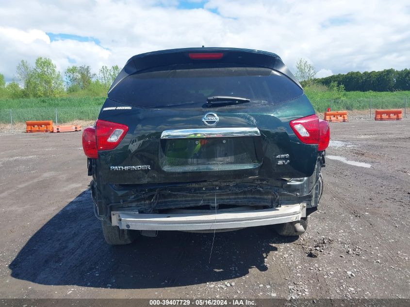 2019 Nissan Pathfinder Sv VIN: 5N1DR2MMXKC617354 Lot: 39407729