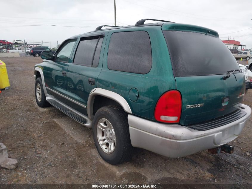 2003 Dodge Durango Slt Plus VIN: 1D4HS58NX3F530071 Lot: 39407731