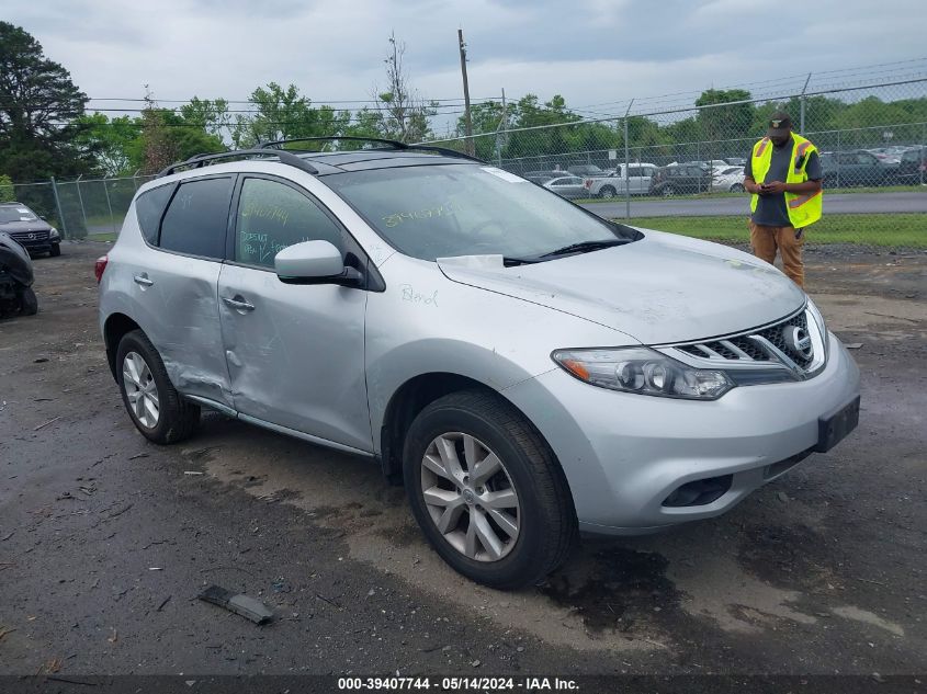 2014 Nissan Murano S/Sl/Sv/Le VIN: JN8AZ1MW3EW522726 Lot: 39407744