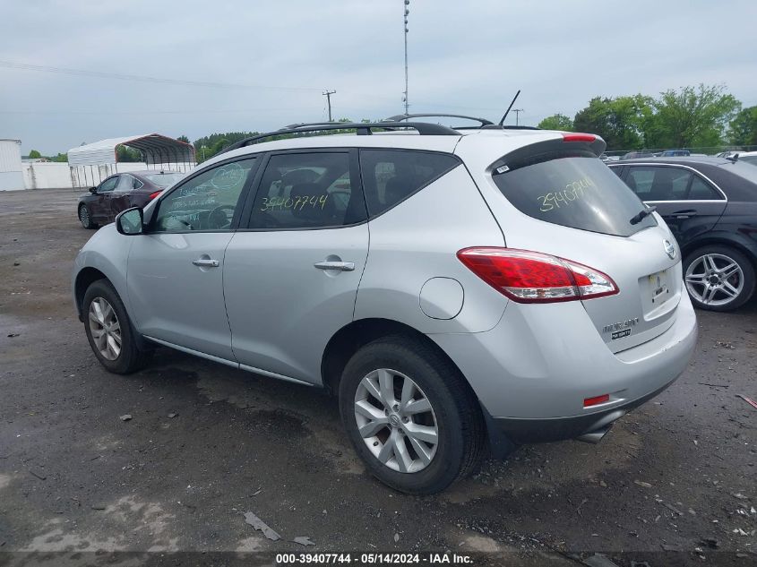 2014 Nissan Murano S/Sl/Sv/Le VIN: JN8AZ1MW3EW522726 Lot: 39407744